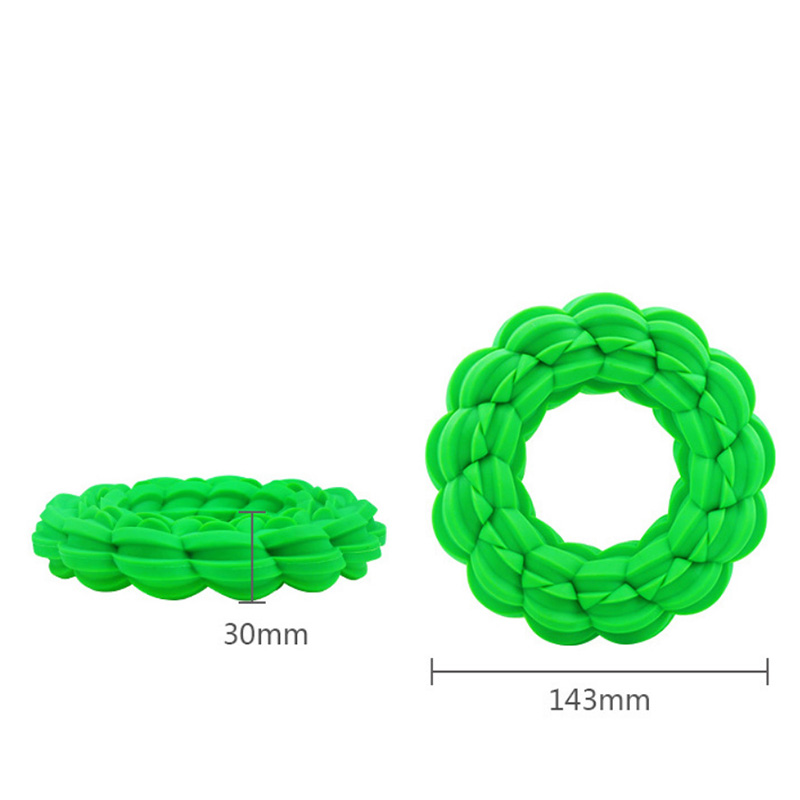 Rubber Dog Ring Toy