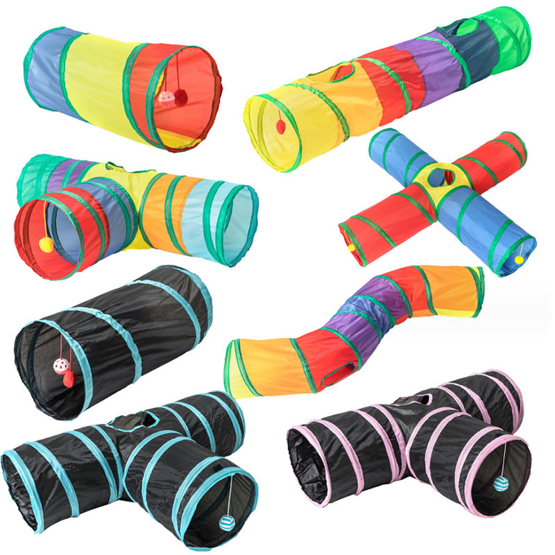Cat Tunnel Toy With Play Ball