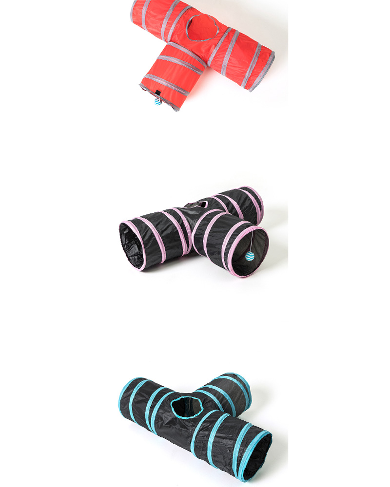 T Shape Cat Tunnel Tube Toys