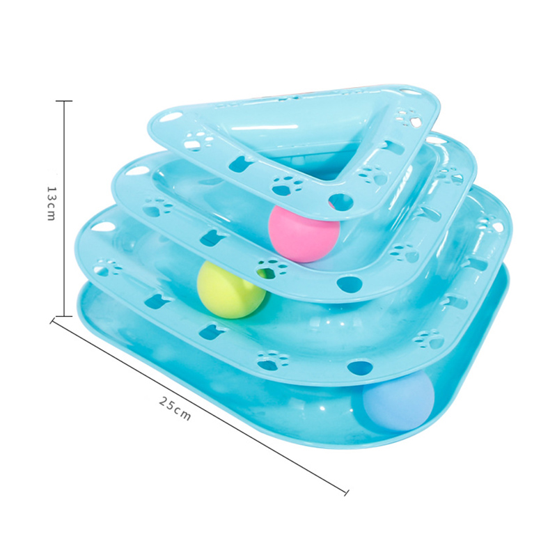 Three-Tier Cat Track Toy