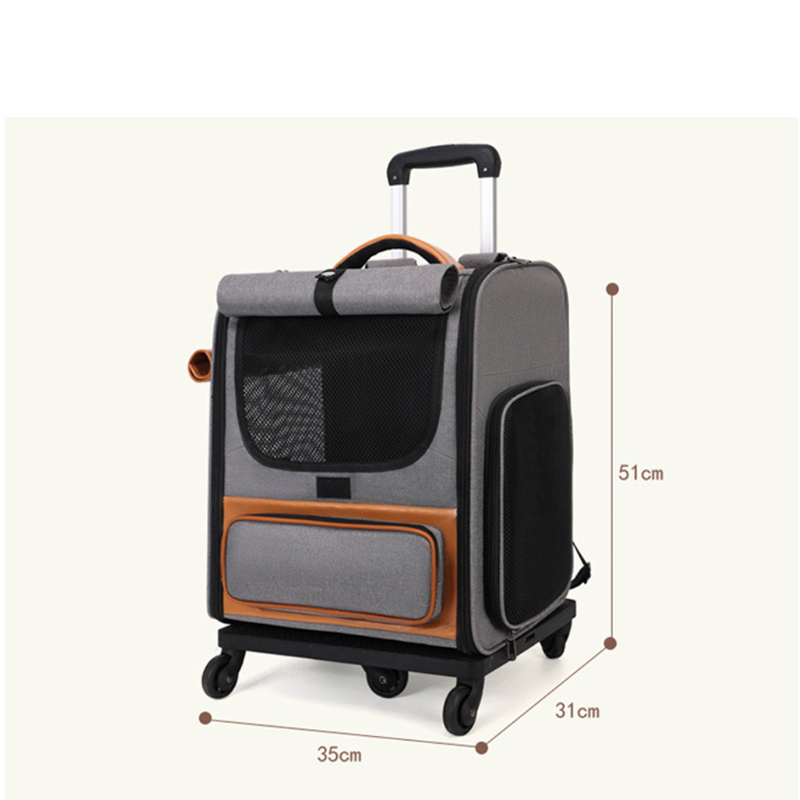 Pet Carrier Backpack and Trolley