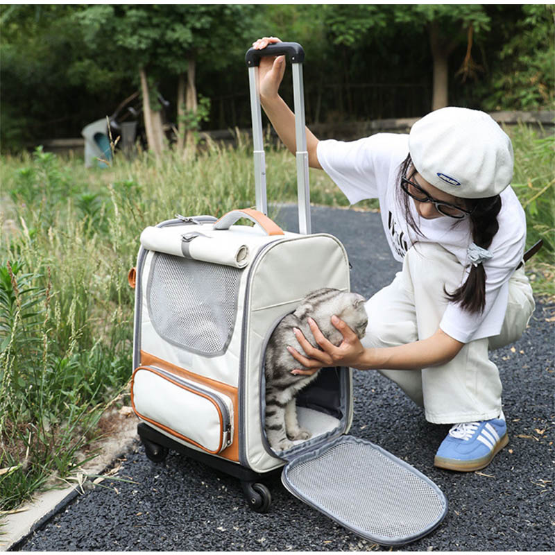 Pet Carrier Backpack and Trolley