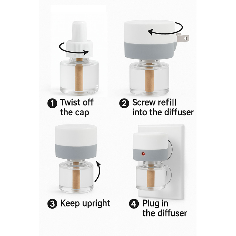 quick instruction assemble a cat pheromone diffuser kit