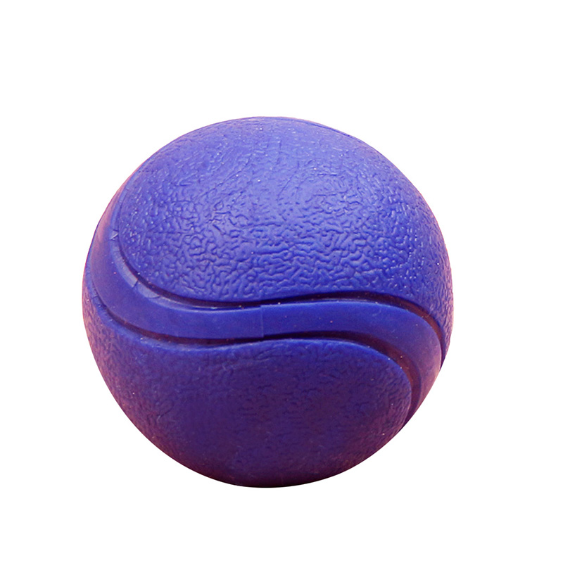 Durable Blue Solid Rubber Dog Ball Wholesale