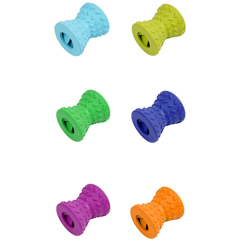 Durable Natural Rubber Dumbbell Chew Toy for Dogs