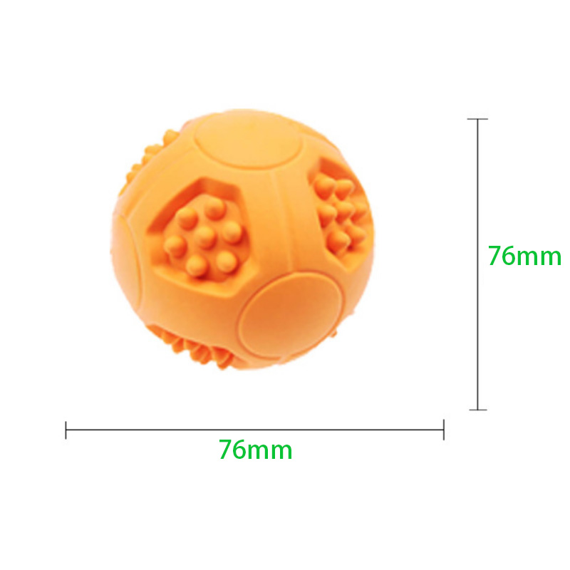 Versatile Textured Treat Dispensing Dog Ball