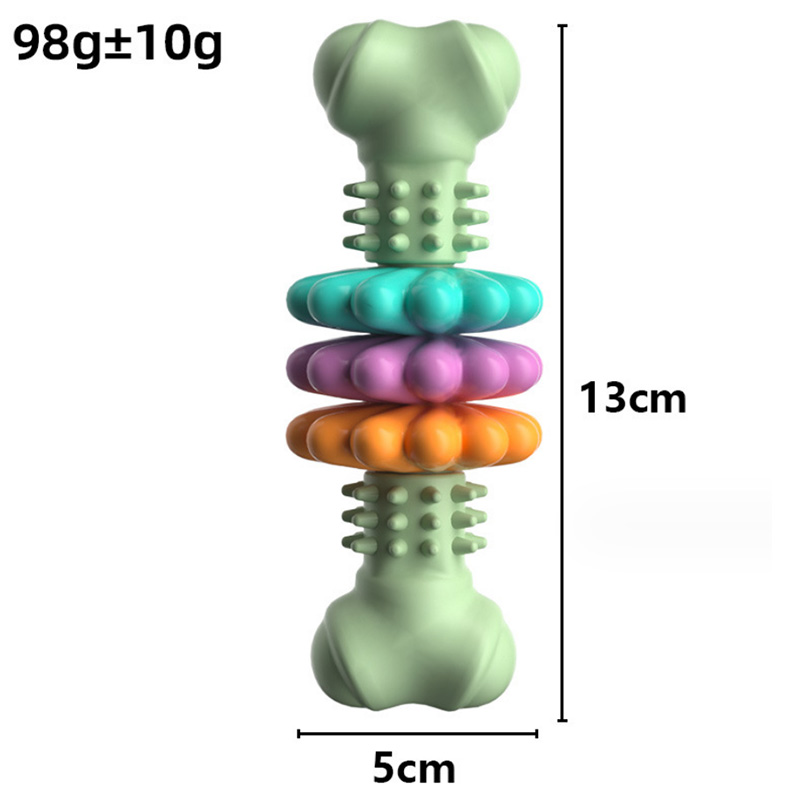 TPR Dog Bone Chew Toy for Dental Health