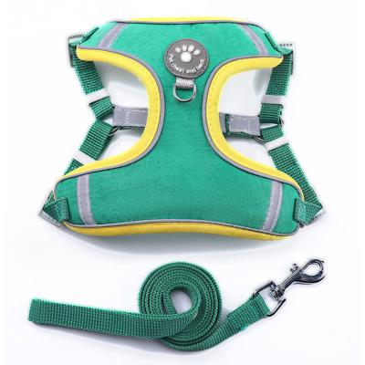 Soft Suede Dog Harness