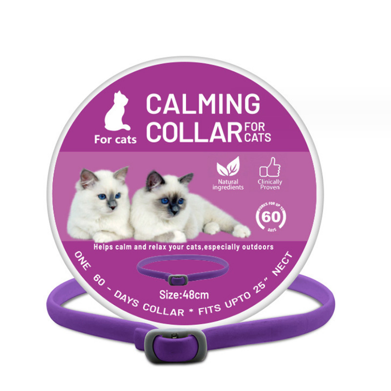 Enhanced Calming Collar for Cats with Pheromone Technology