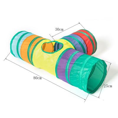 T Shape Cat Tunnel Tube Toys