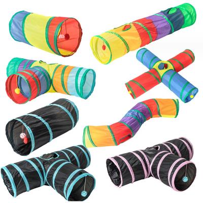 Collapsible Tunnel Toy for Indoor Cats