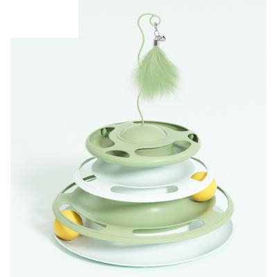 3-Tier Cat Ball Track Toy