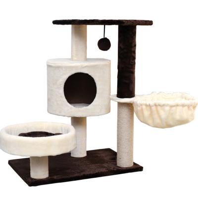 Plush Small Cat Climbing Tree