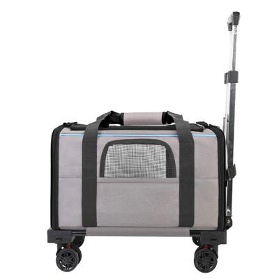 Grey Pet Trolley Carrier