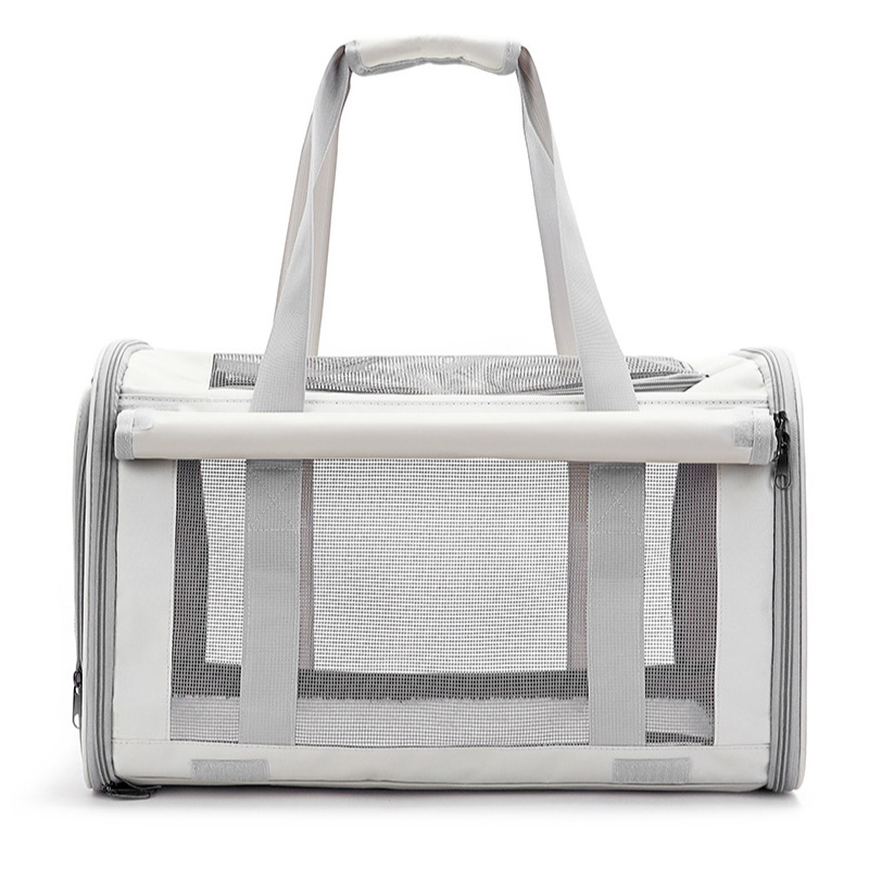 Foldable Breathable Soft-Sided Shoulder Cat Carrier
