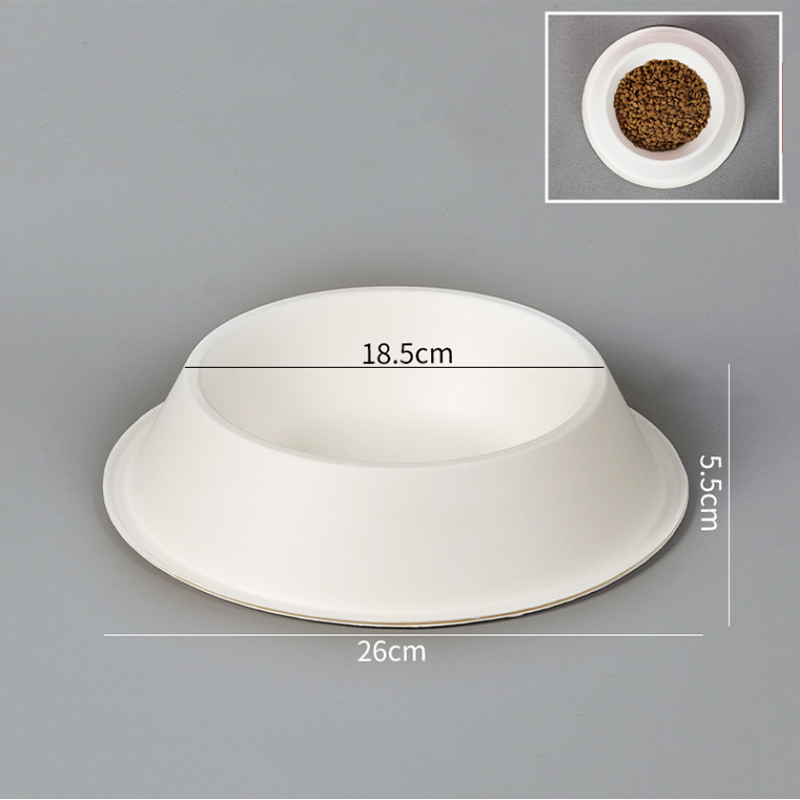 30oz Compostable Disposable Large Pet Bowls for Dogs and Cats