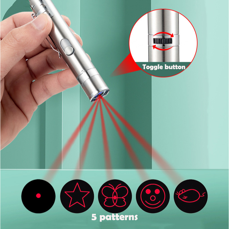 USB Rechargeable Laser Pointer Cat Toy
