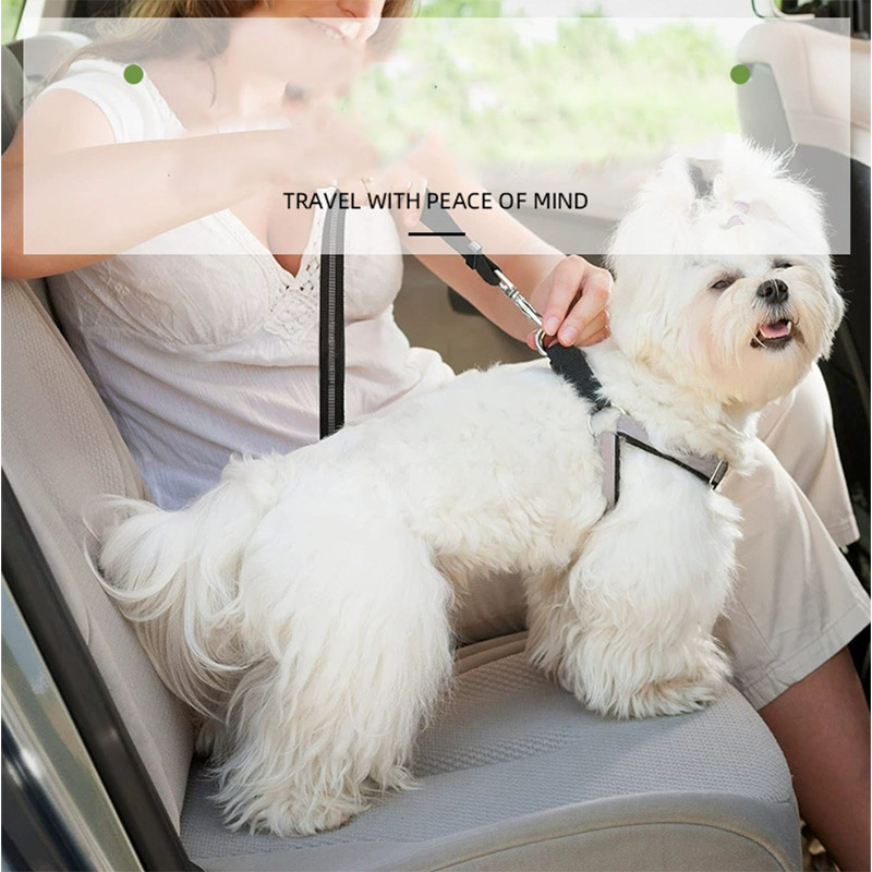Dog Adjustable Car Safety Seat Belt