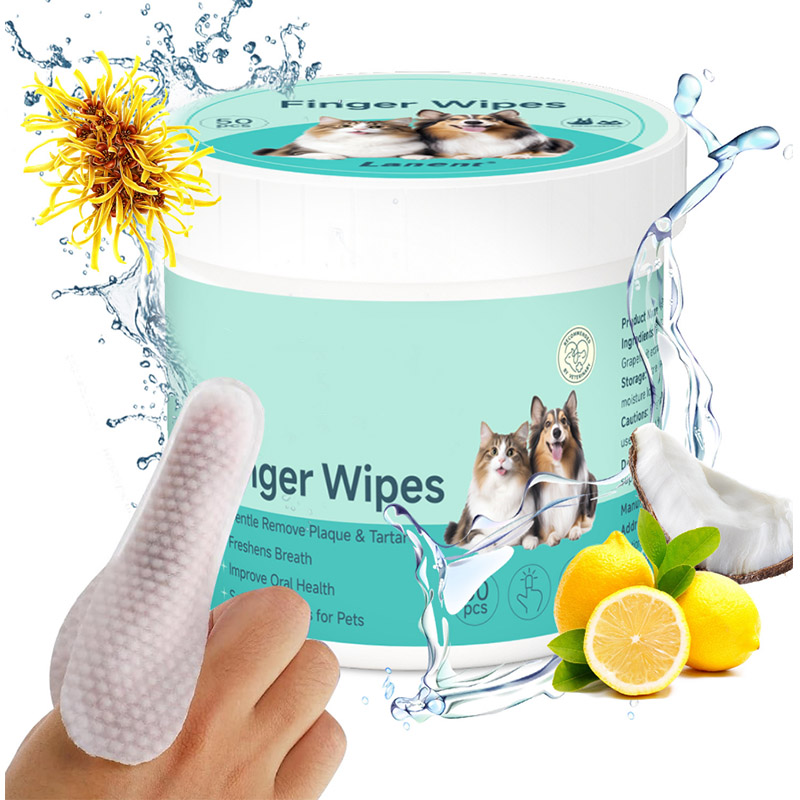 Dogs and Cats Finger Ear Wipes